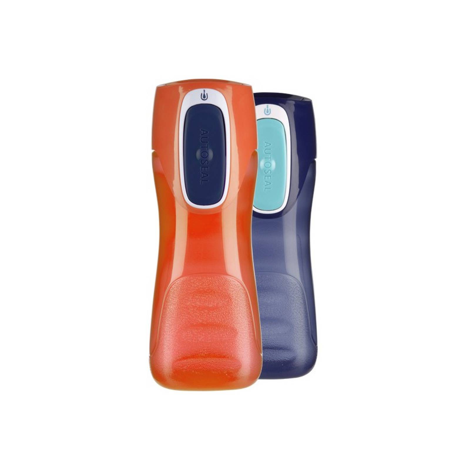 Botella Entrendora Niños Trekker Agua 14 Oz 2 Pcs Contigo Naranja / Azul