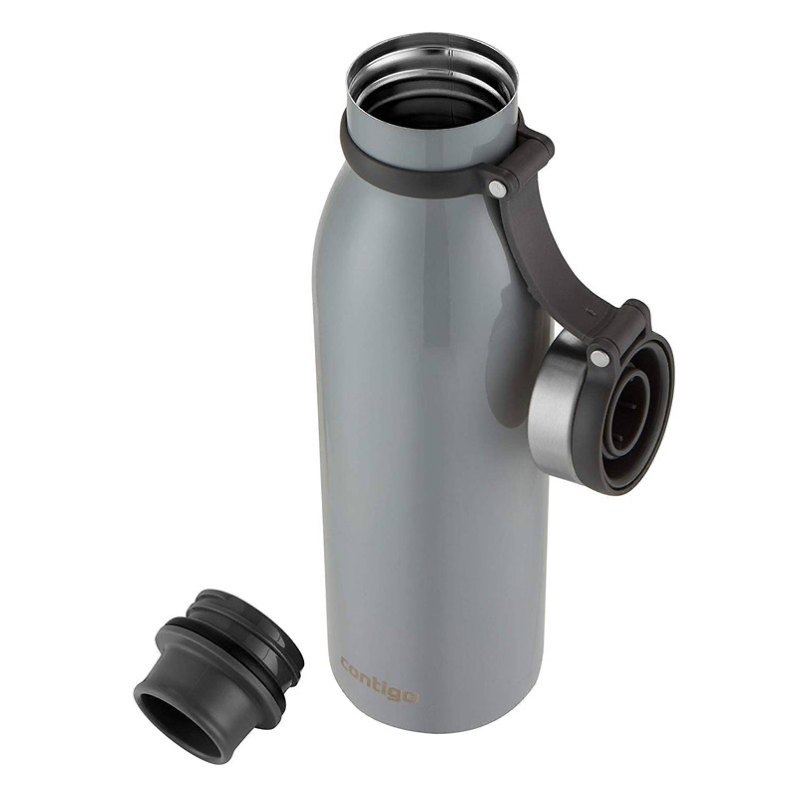 Botella De Agua 20 Oz Acero Inox Matterhorn Couture Contigo 1 Gris claro