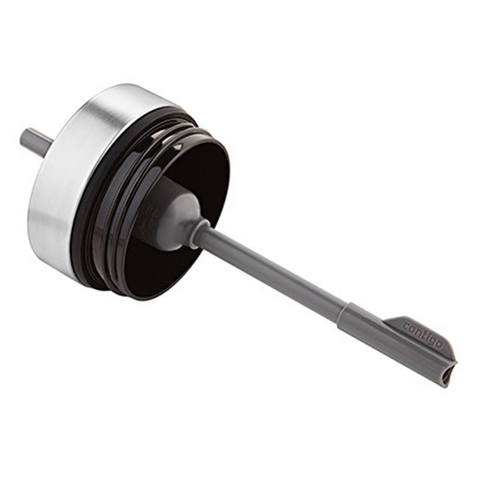 Vaso Luxe Tumbler 18 Oz Con Popote Acero Inoxidable Contigo Azul acero Azul Rey