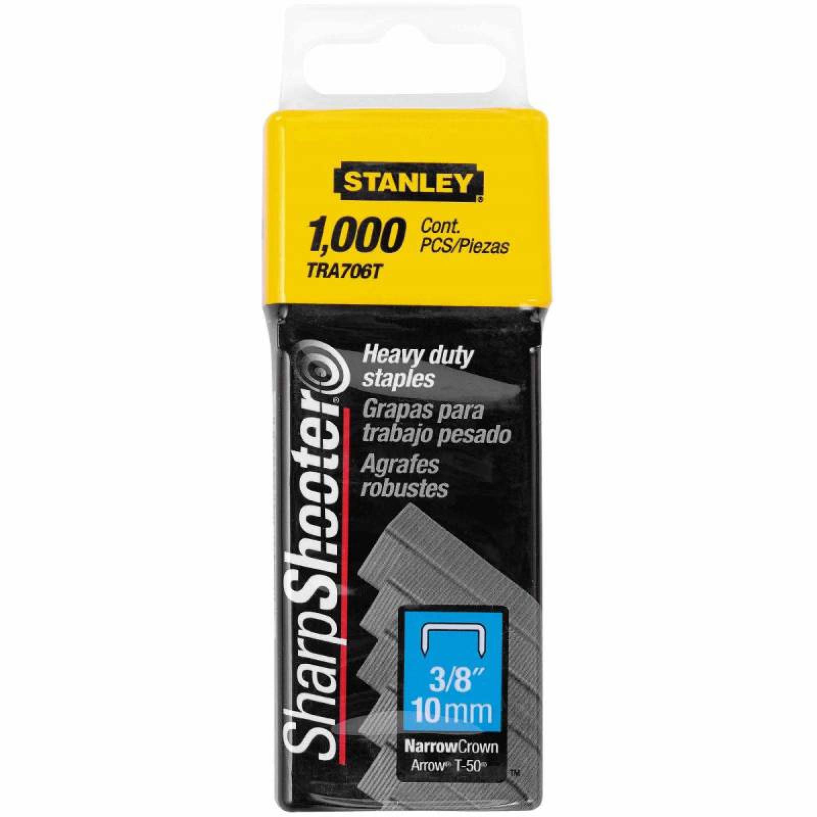 Kit De Grapas Uso Rudo 3/8 In 1000 Pzs Tra206t Stanley 