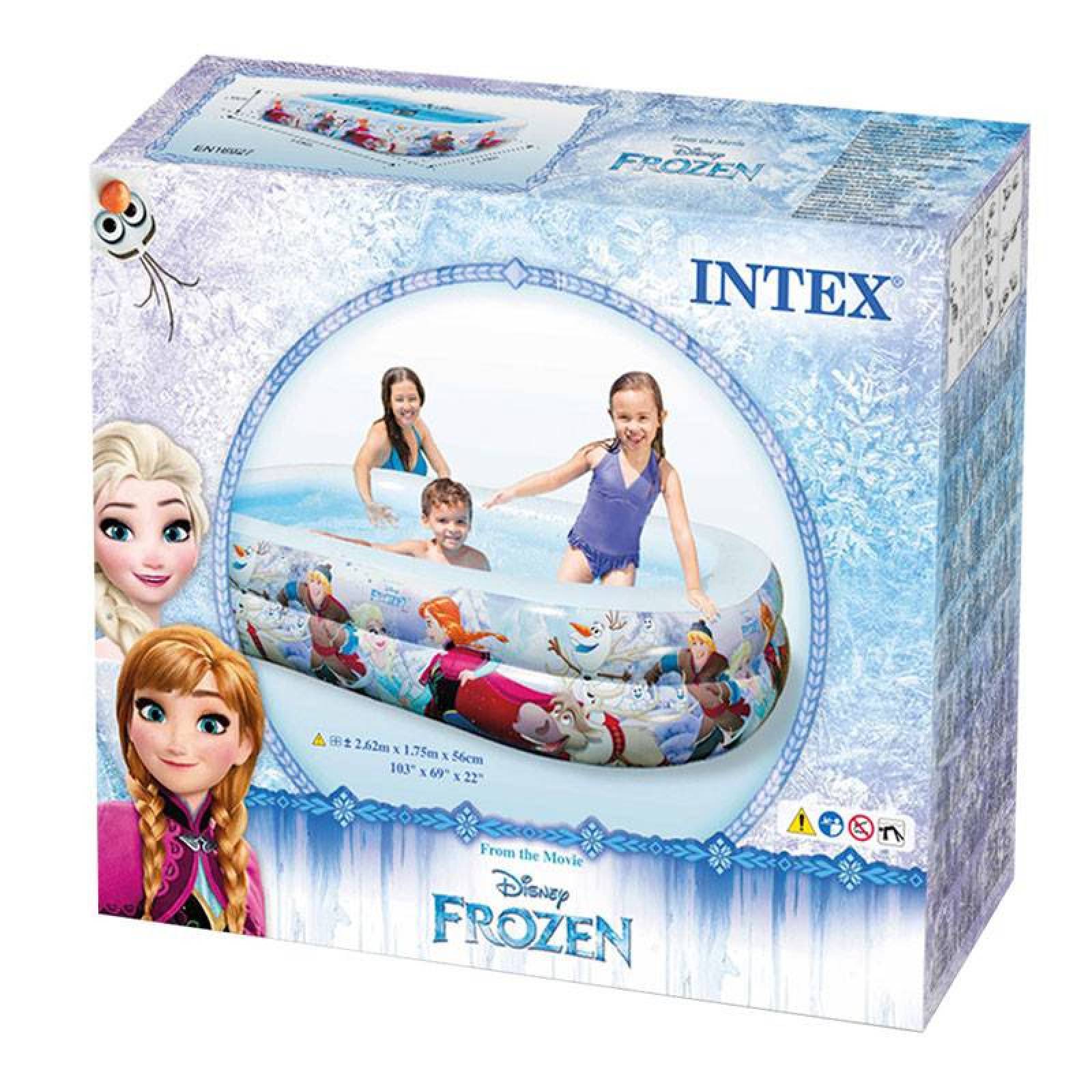 Alberca Inflable Infantil Frozen 262x175x56 cm 58469NP Intex