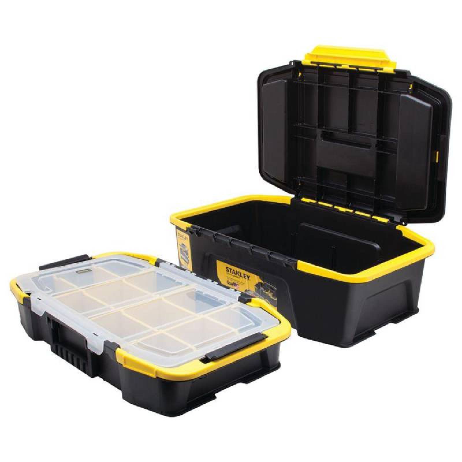 Caja De Herramientas Plastica Profunda Organizador Stanley