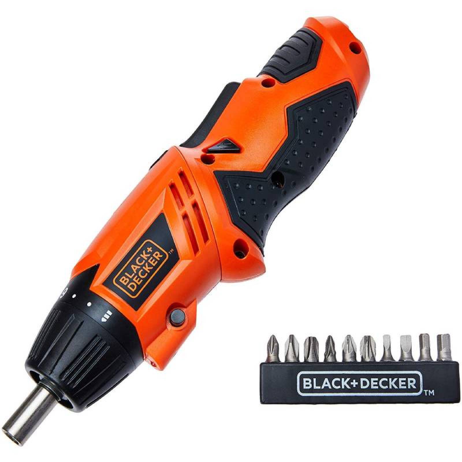 Atornillador Inalambrico 4.8v Caja Metalica Black And Decker 