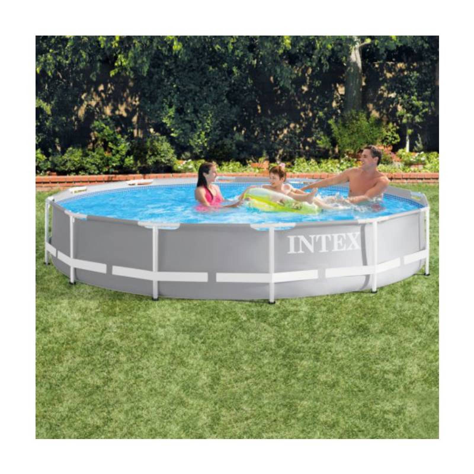 Alberca Estructural Circular Prism Frame 3.66m X 76 Cm Intex 