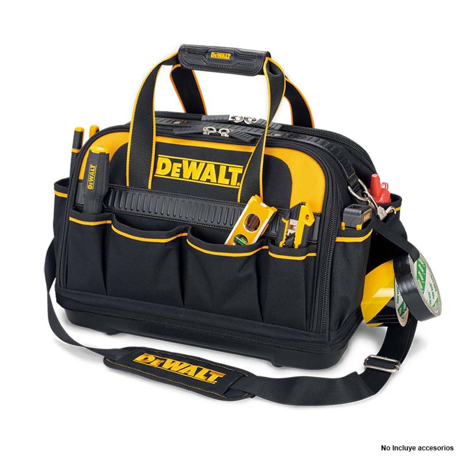Bolsa Mochila Porta Herramientas Con Correa Ajustable Dewalt 