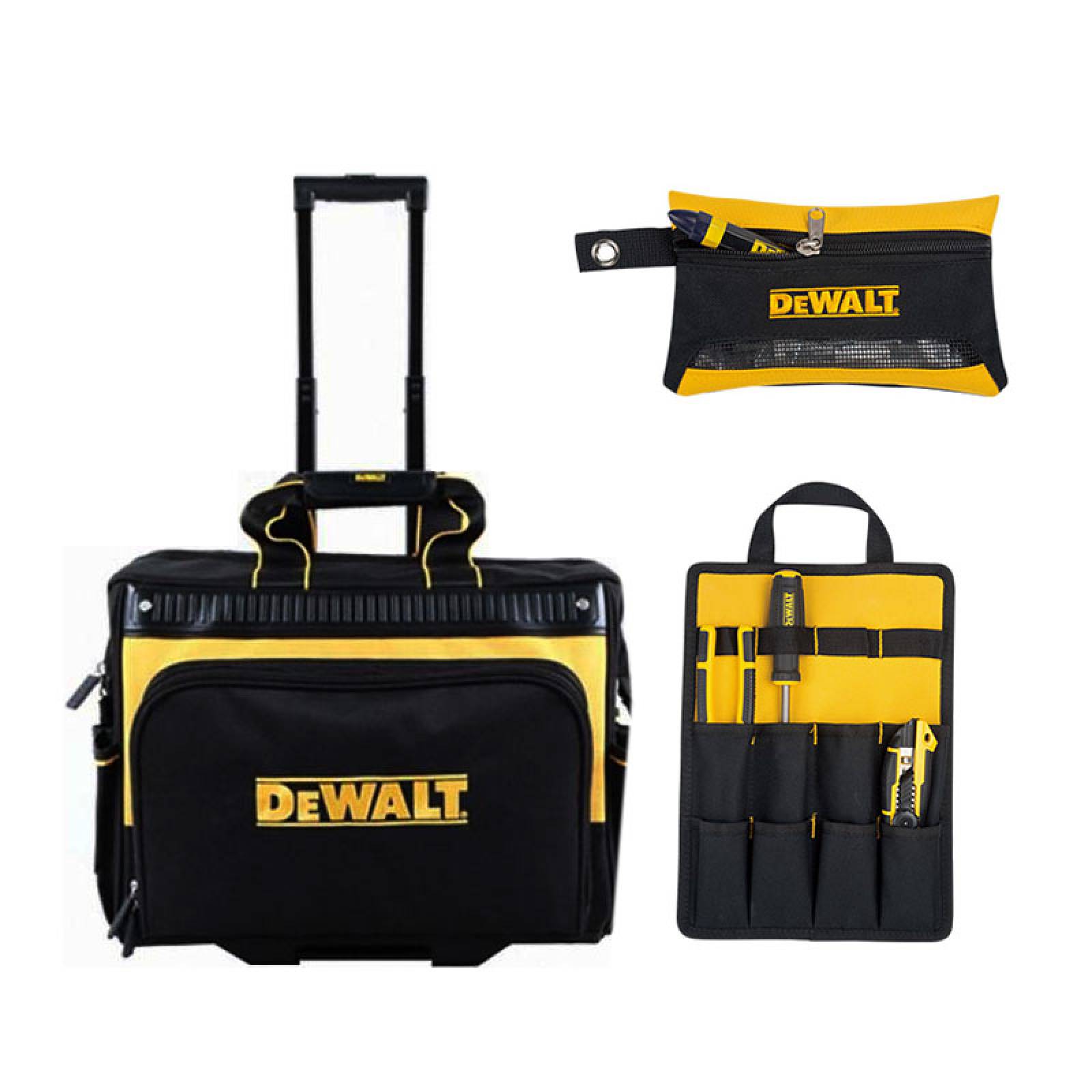 Bolsa Mochila Porta Herramientas Con Ruedas Multitak Dewalt 