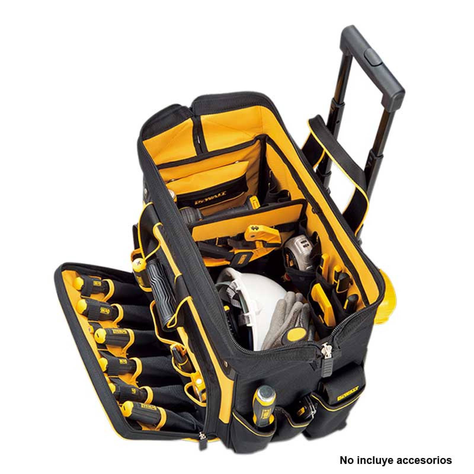 Bolsa Mochila Porta Herramientas Con Ruedas Multitak Dewalt 