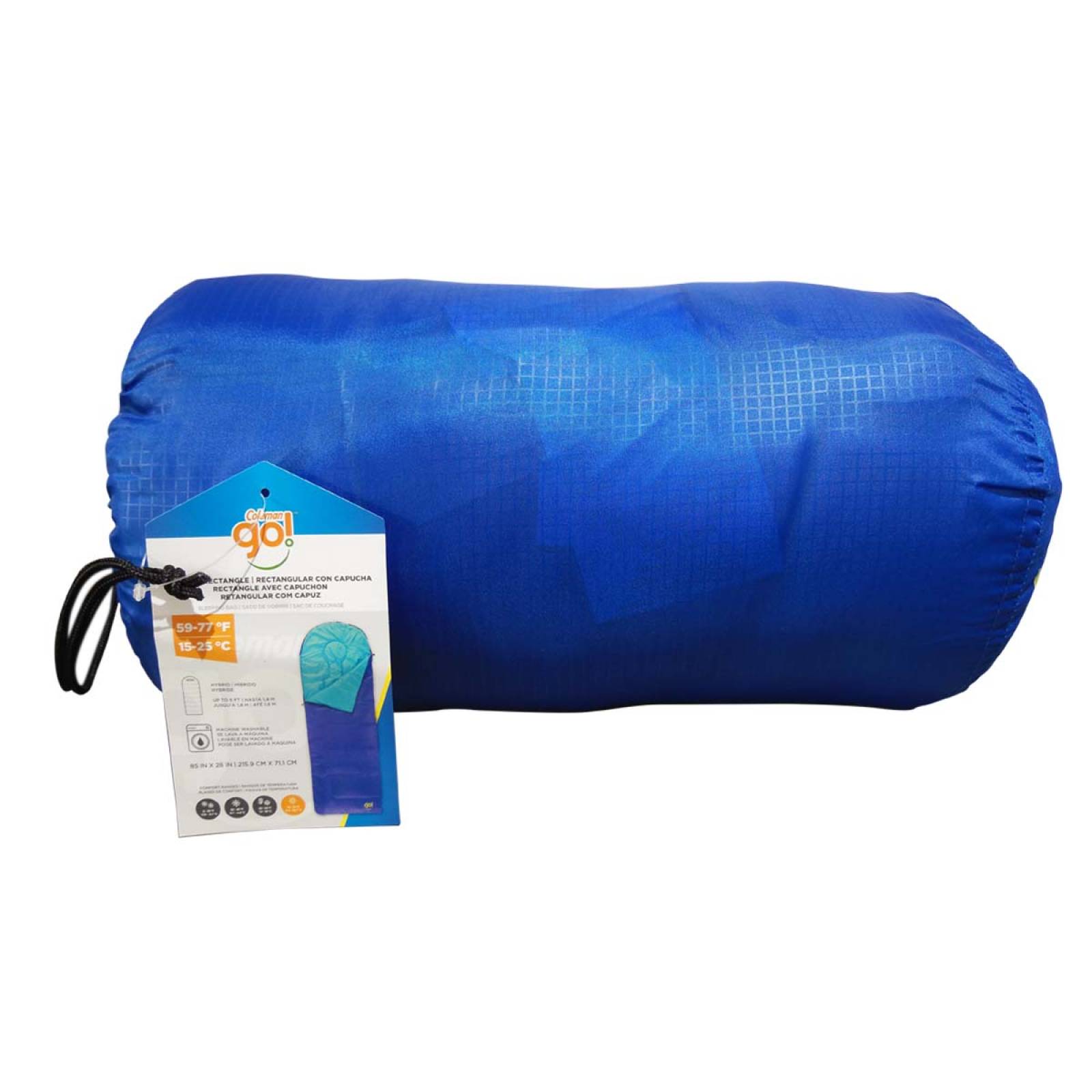 Bolsa Saco de Dormir Sleeping Bag Island GO Azul 2000022162 Coleman