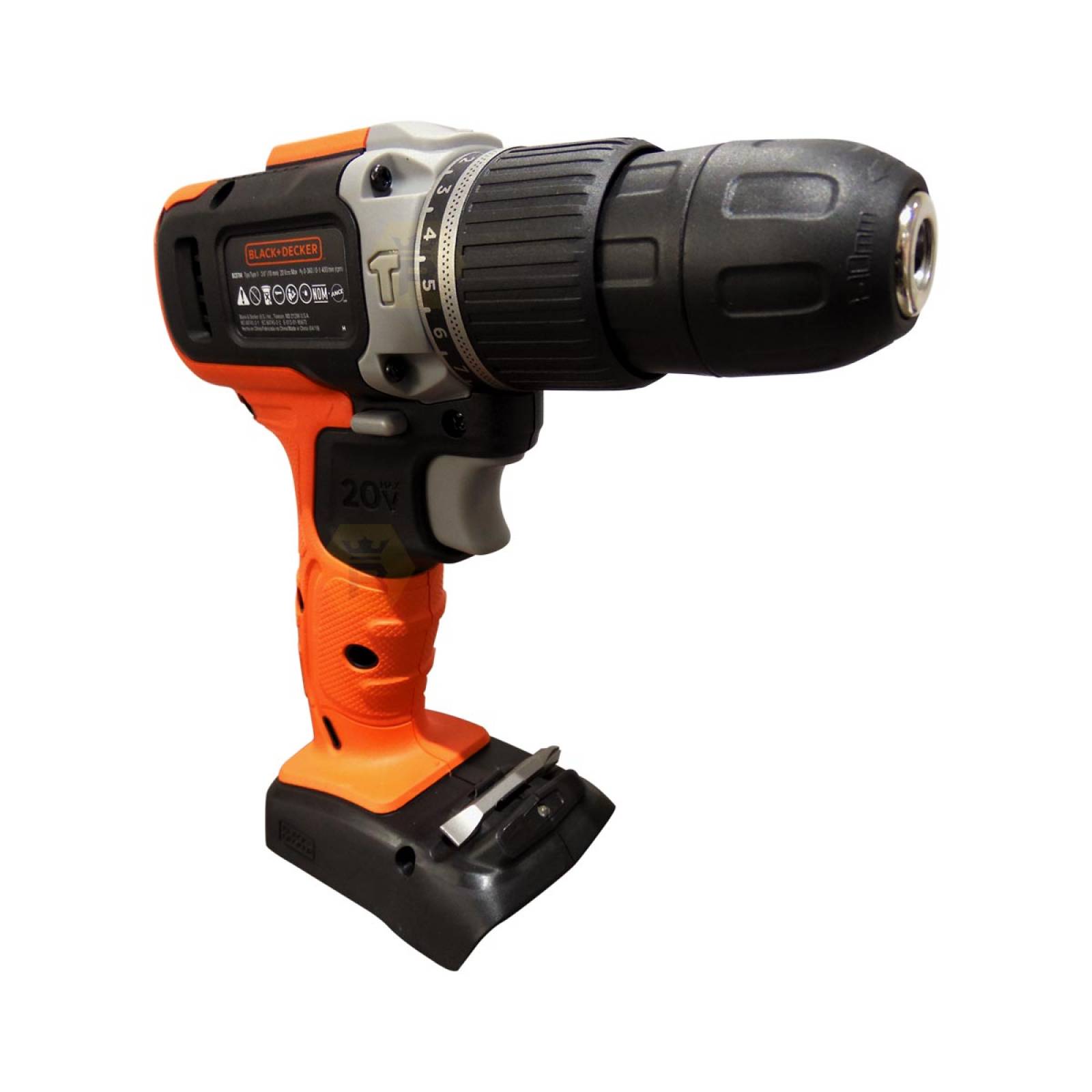 Taladro Atornillador De Impacto Inalambrico 20v 2 Velocidades Ion Litio Bcd704c1 Black And Decker 
