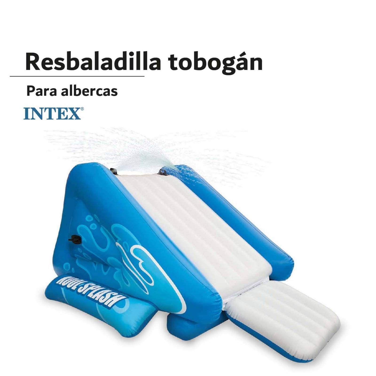 Resbaladilla Inflable Tobogan Con Chorro Para Albercas Intex