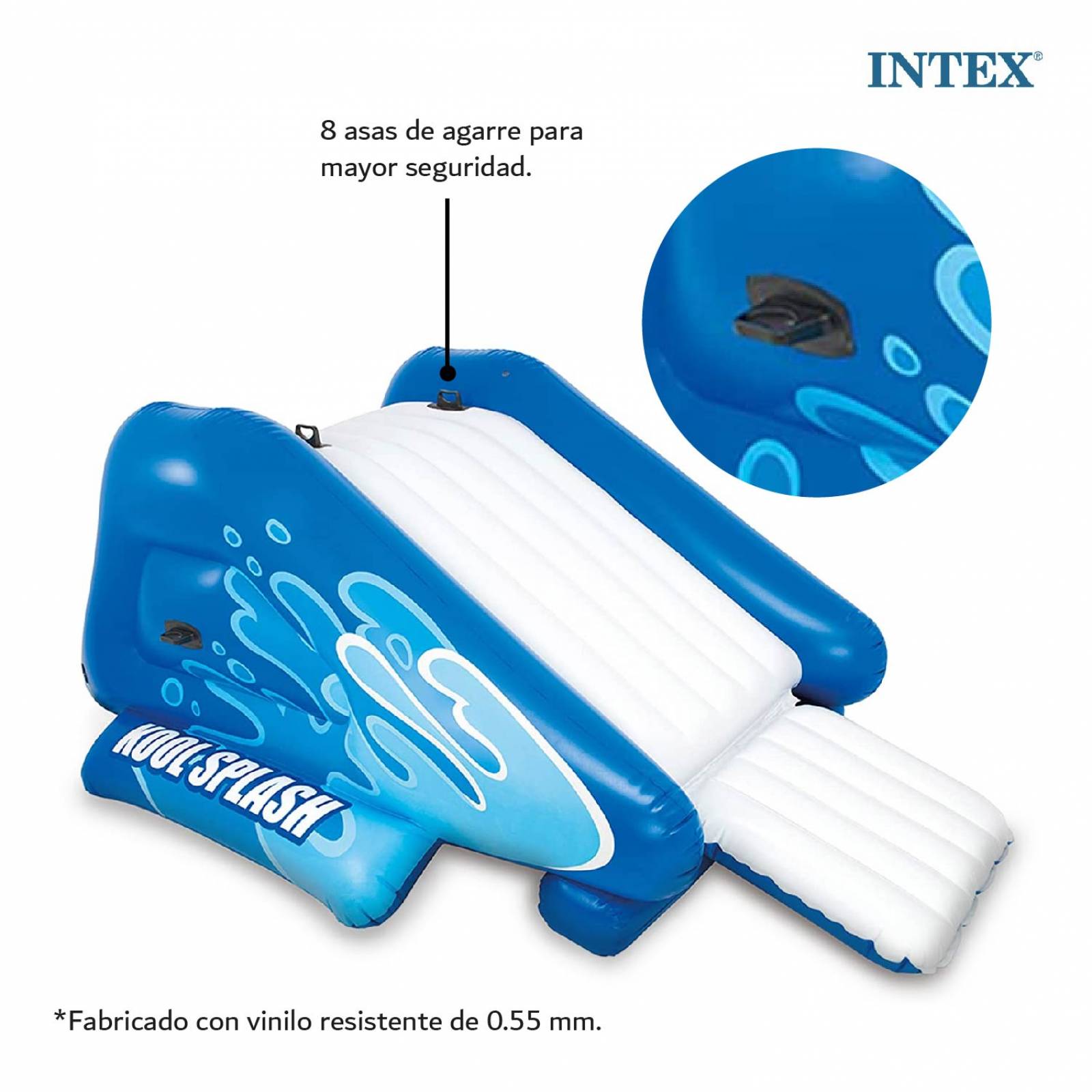 Resbaladilla Inflable Tobogan Con Chorro Para Albercas Intex