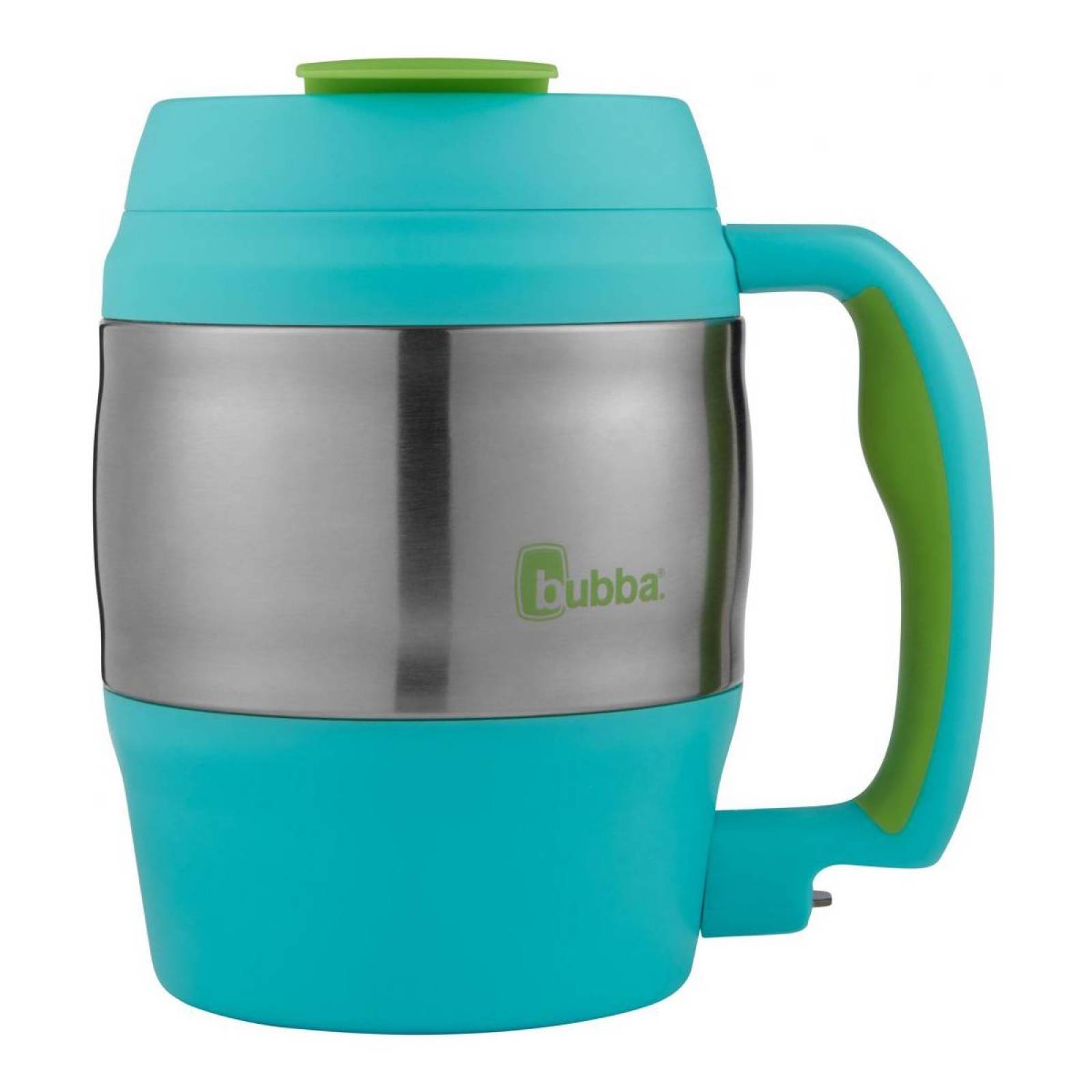 Taza Termo Barril Vaso Cervecero 52 Oz 1.5 Lt Fiesta Bubba Azul-/-Verde