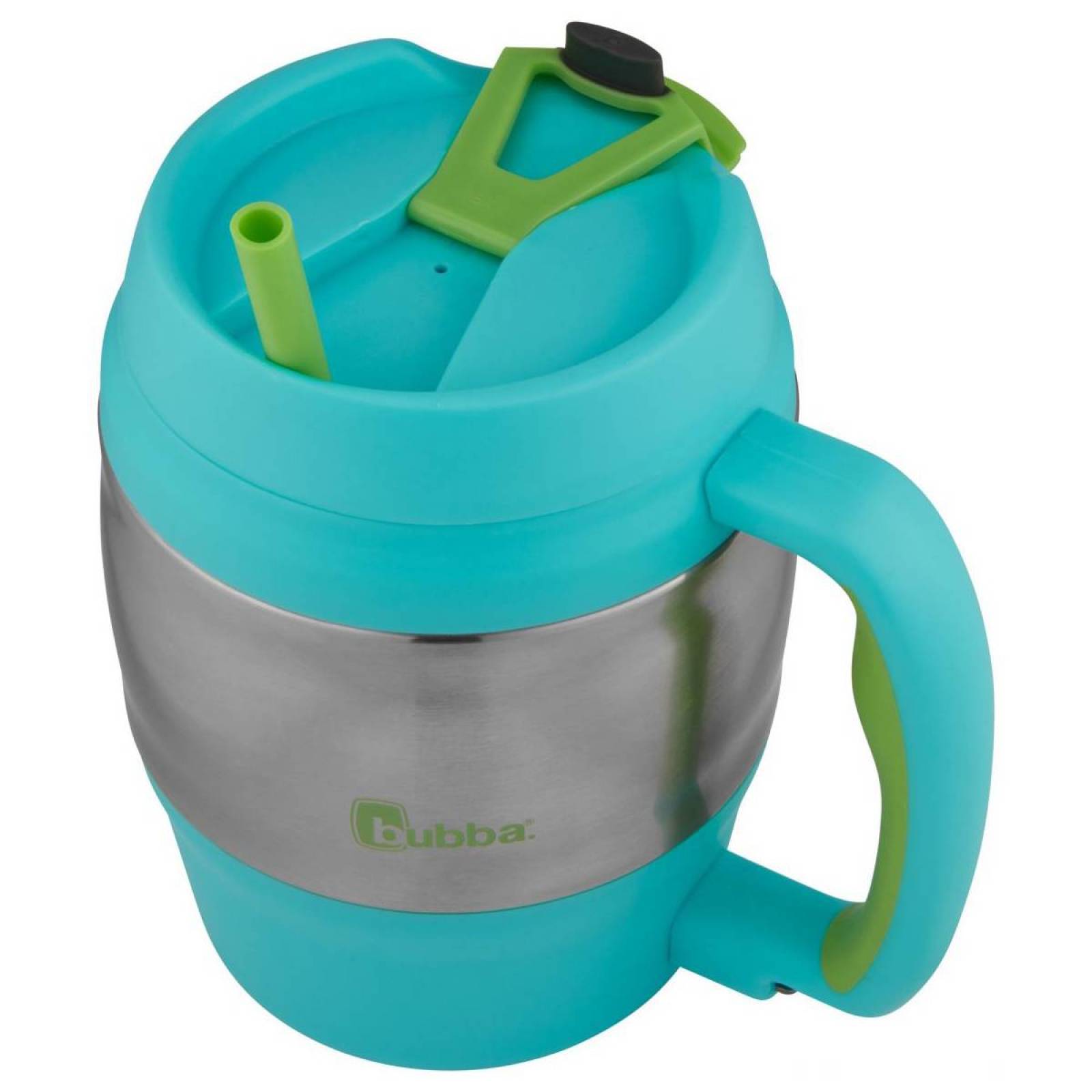 Taza Termo Barril Vaso Cervecero 52 Oz 1.5 Lt Fiesta Bubba Azul-/-Verde