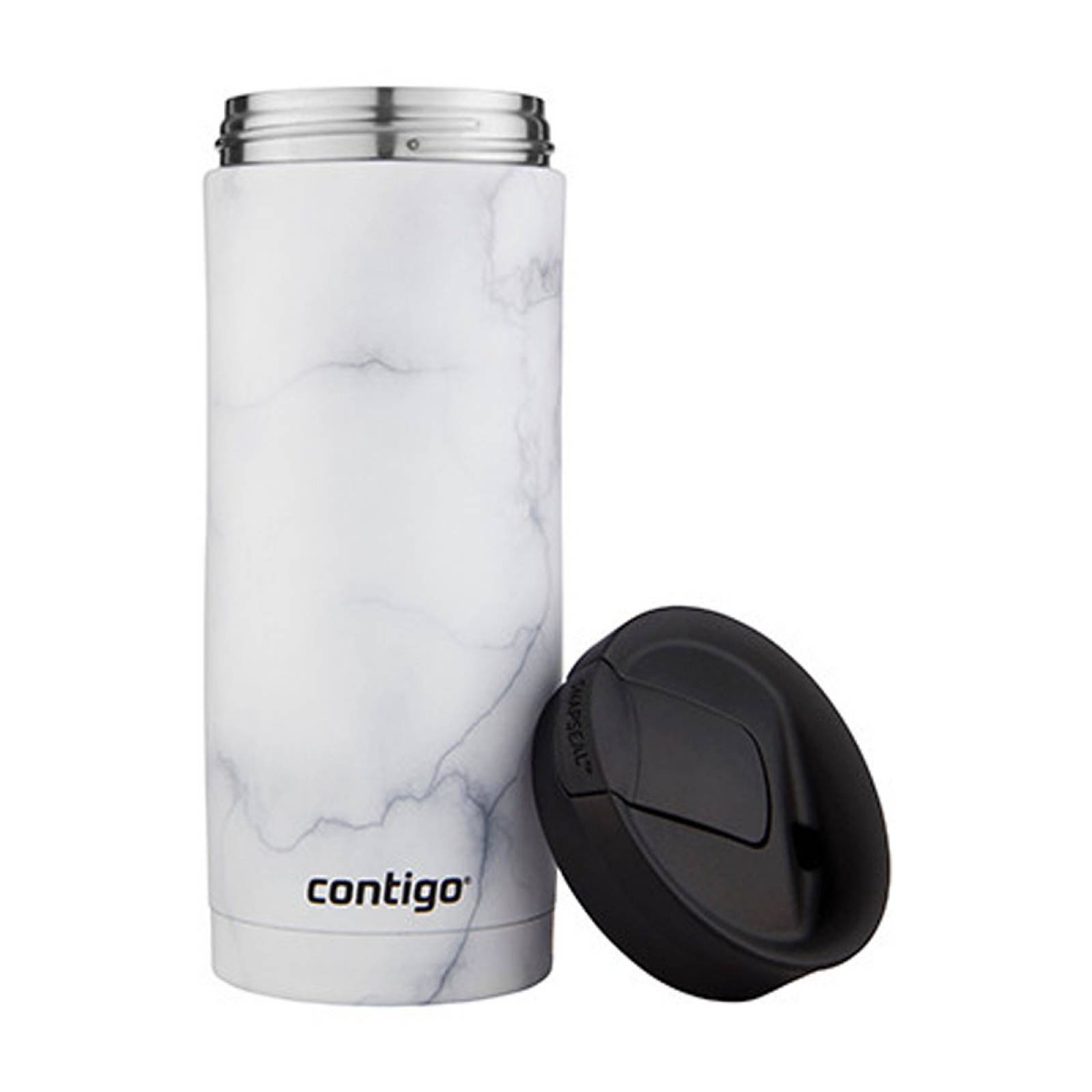 Termo De Viaje 16 Oz Acero Inox Autoseal Couture Contigo Marmol