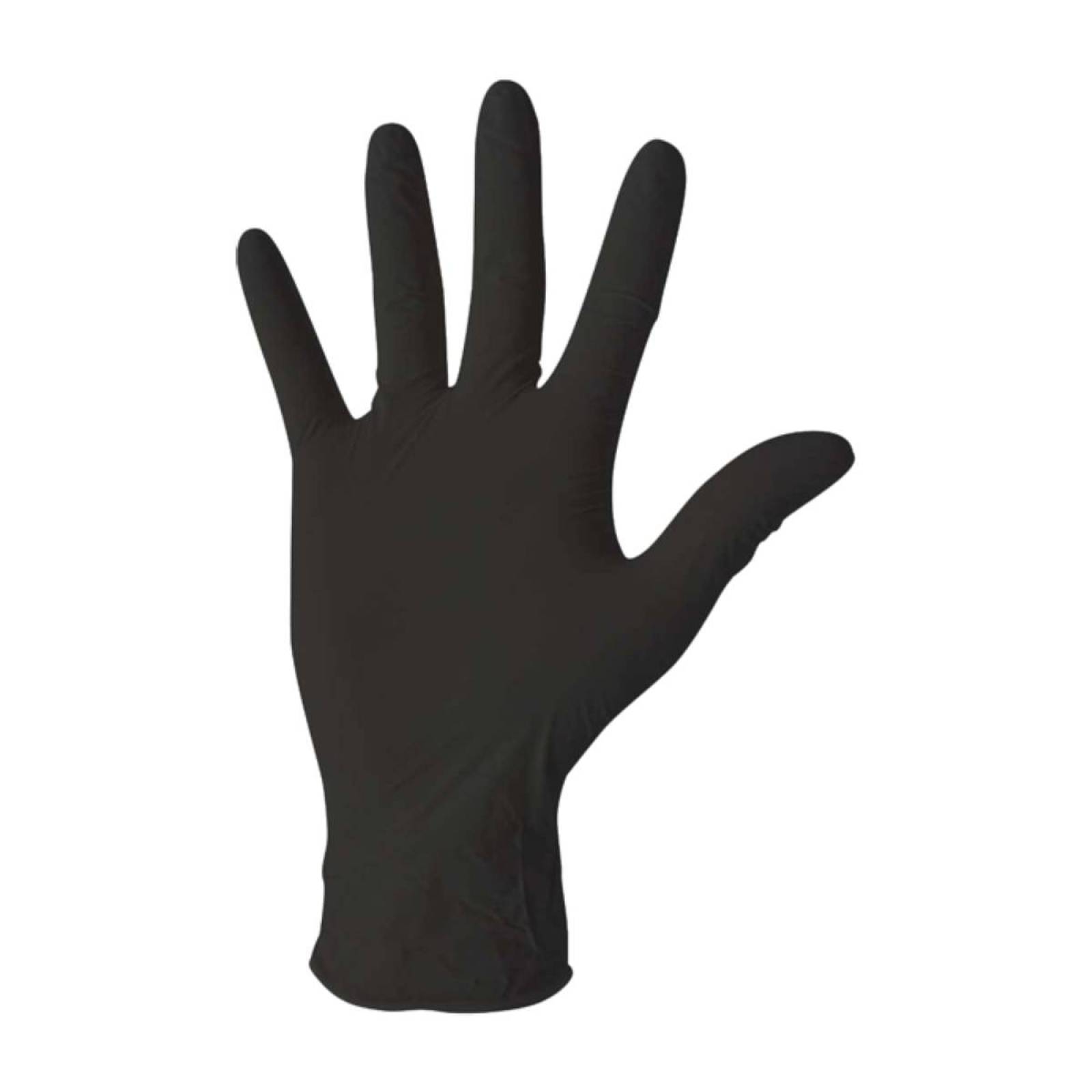 Guante de Nitrilo Negro Chico 100 Pz Dentista Medico Splash