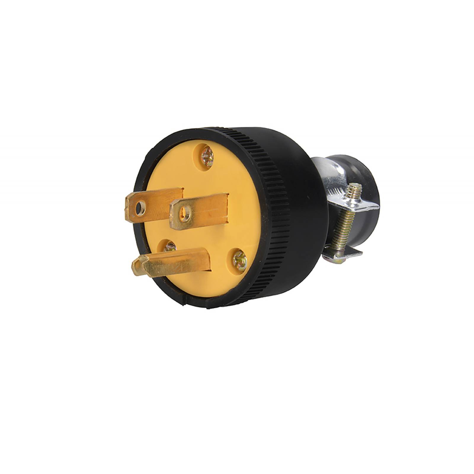 Clavija Electrica Reforzada Aterrizada Abs/pvc Clr02 Surtek 