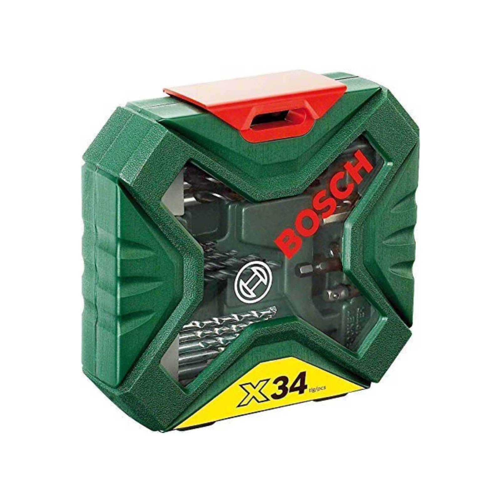 Combo Rotomartillo Gsb 13re + Set X-line 34 Piezas Bosch 