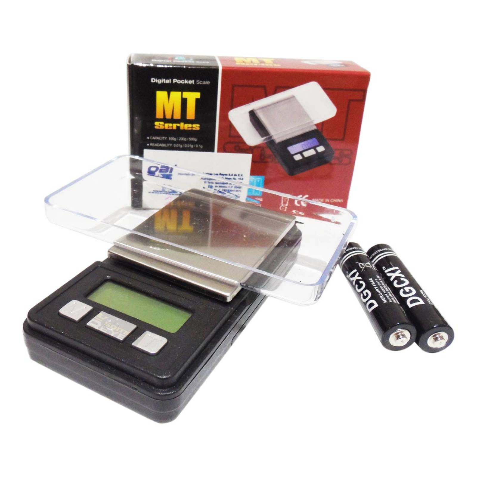 Bascula Lcd De Bolsillo Digital 200 A 0.01gr Pilas Mt200 Obi 