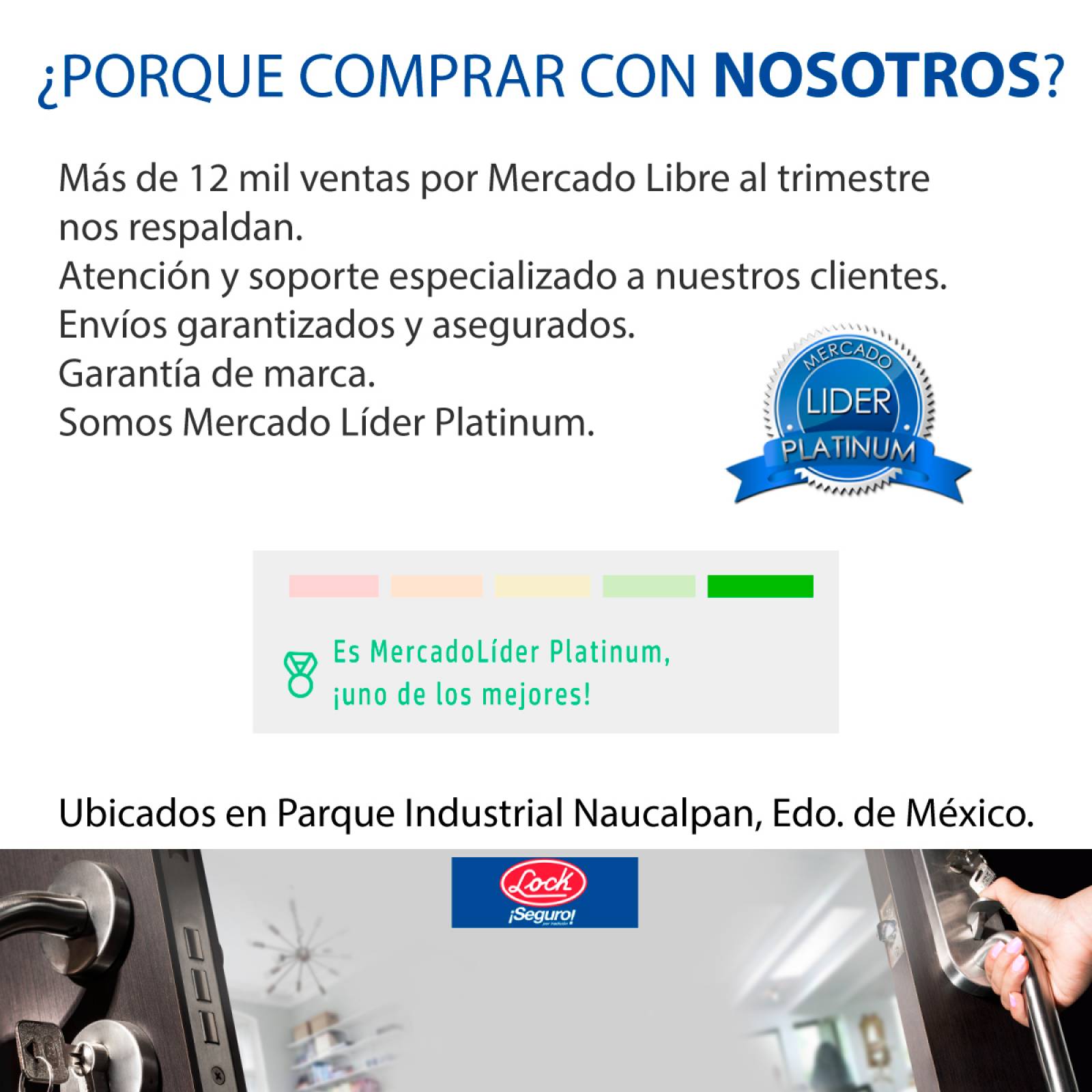 Manija Plana Tubular Níquel Satinado Baño 15map Prolok 