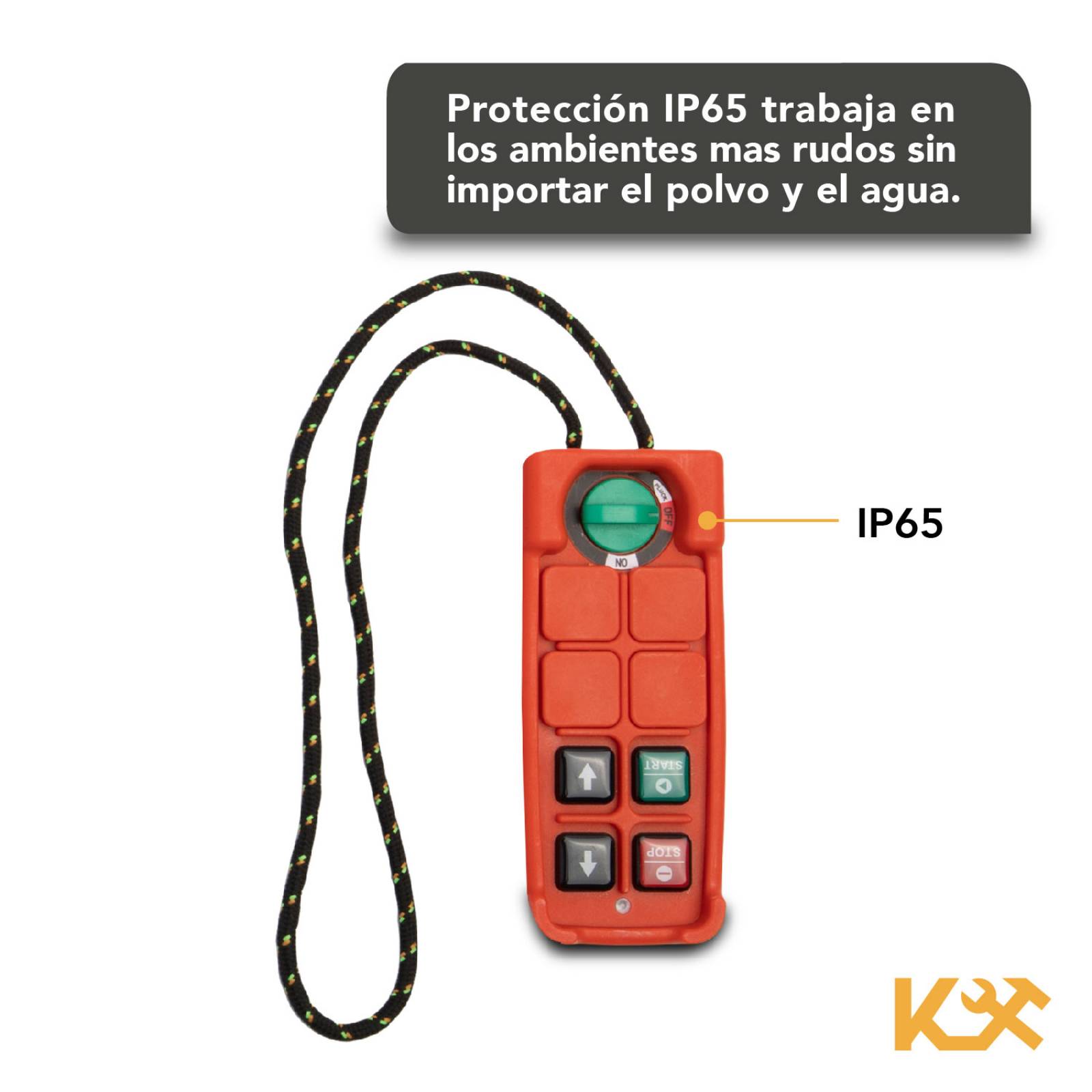 Refaccion Control Inalambrico Para Polipasto 220 V Kingsman 