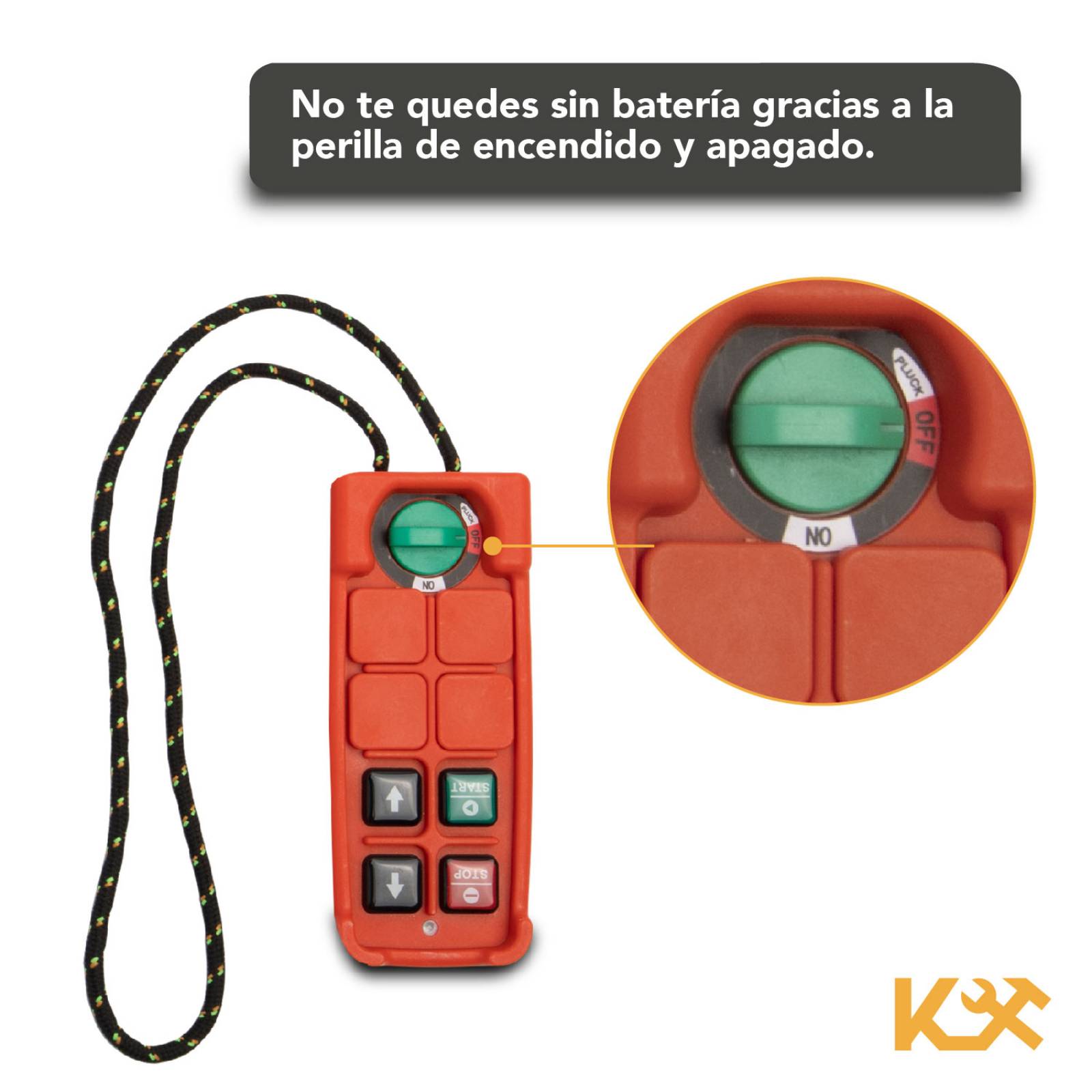 Refaccion Control Inalambrico Para Polipasto 220 V Kingsman 