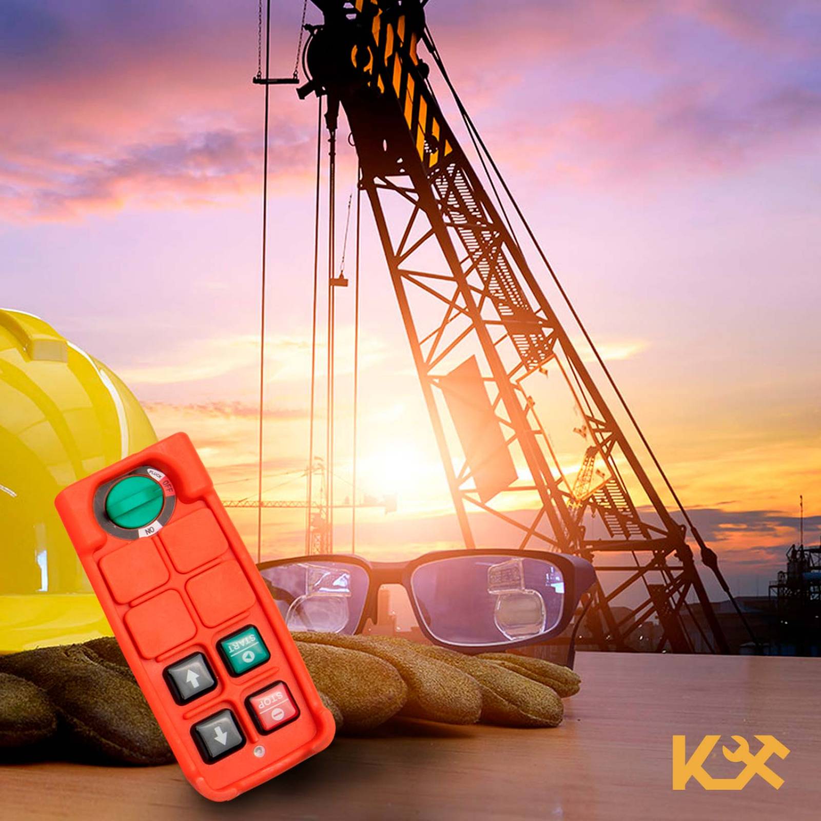 Refaccion Control Inalambrico Para Polipasto 220 V Kingsman 