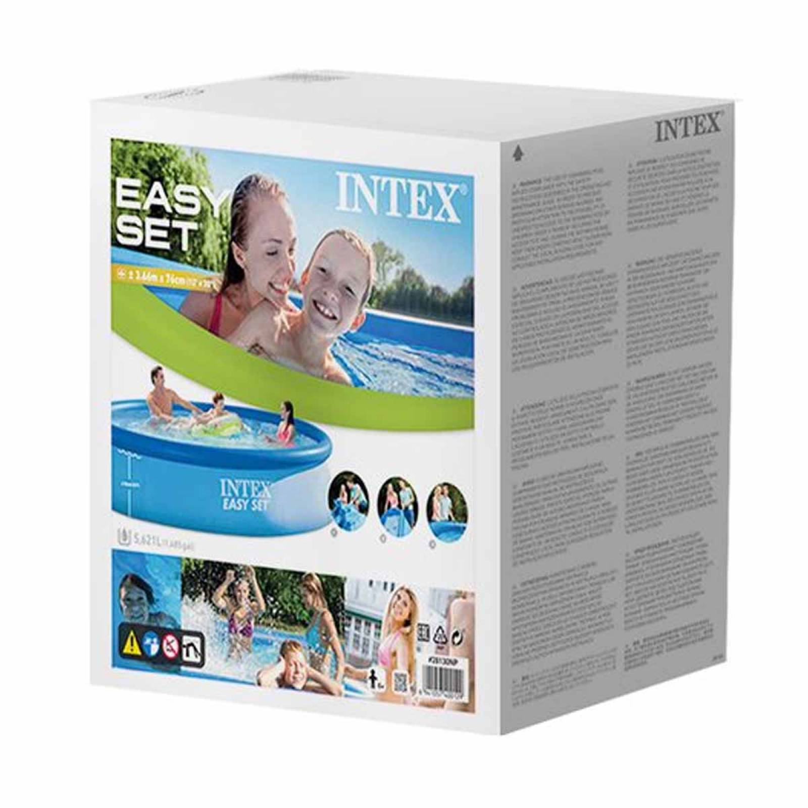 Piscina Alberca Inflable Easy Set 366 x 76 Cm 28130NP Intex