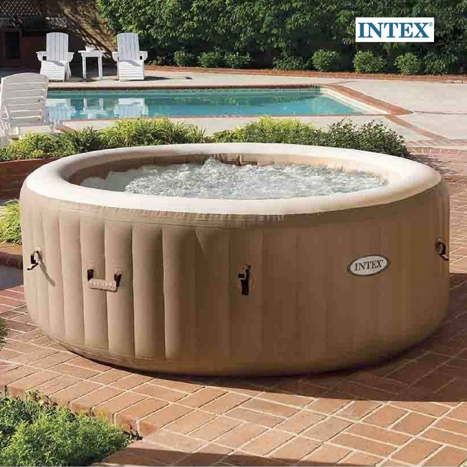 Tina Jacuzzi Inflable Spa 6 Per Burbuja 2.15 M Purespa Intex