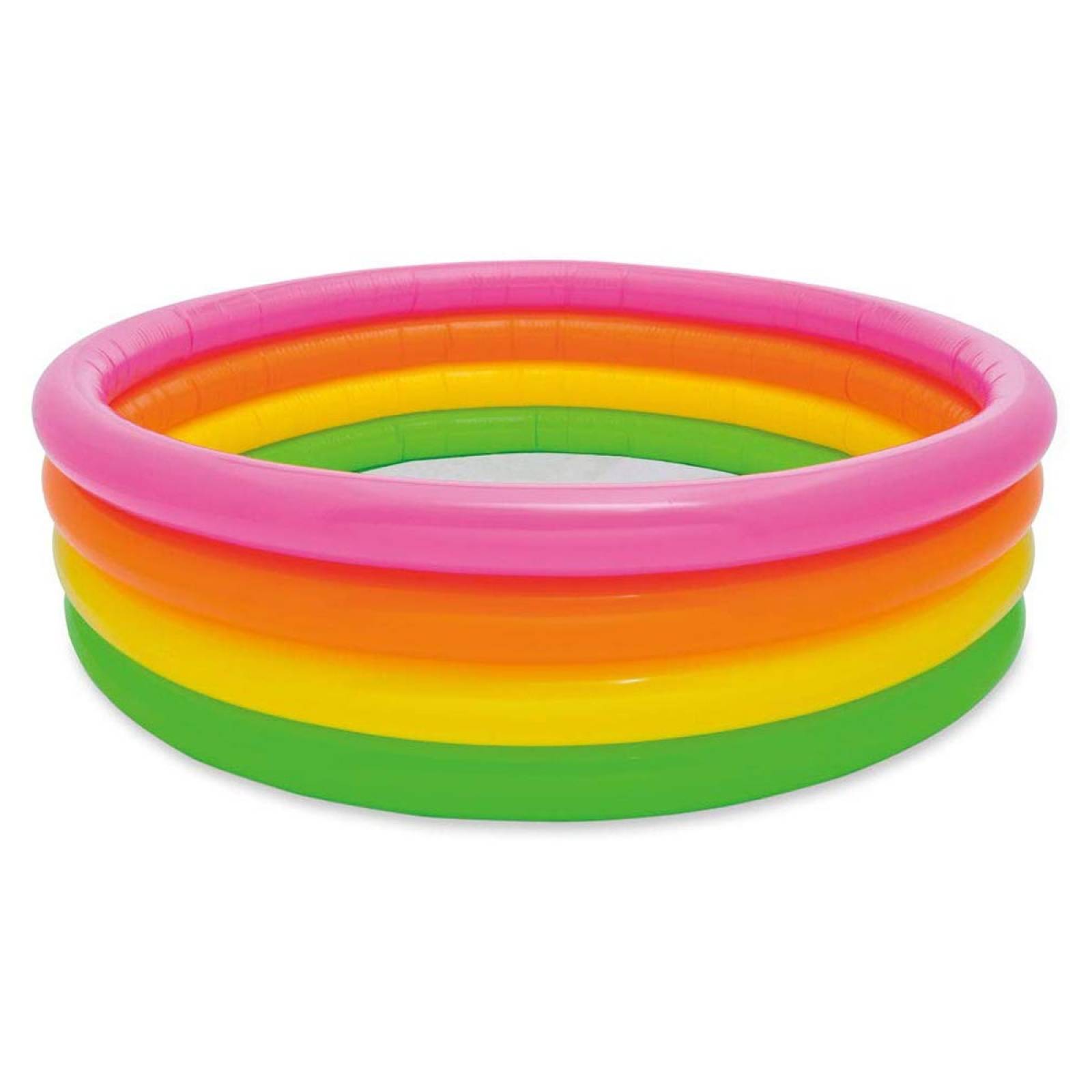 Piscina Alberca Inflable Redonda 4 Aros Niño Hogar Intex 