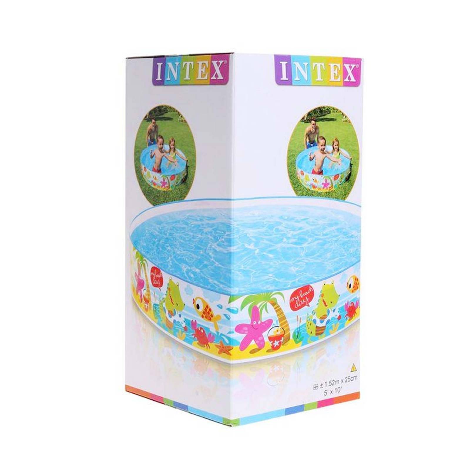 Alberca Piscina Hogar Snapset 152 X 25 Cm Para Niño Intex 