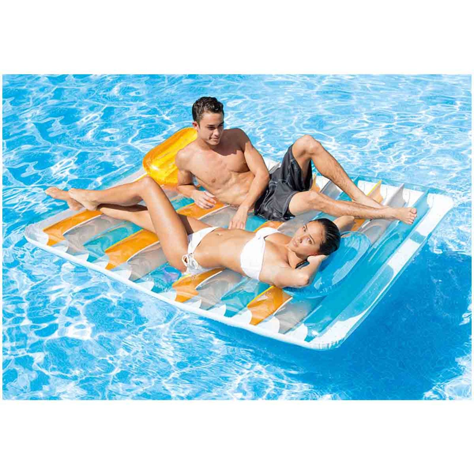 Colchon Colchoneta Inflable De Alberca 2 Pers 56897EU Intex