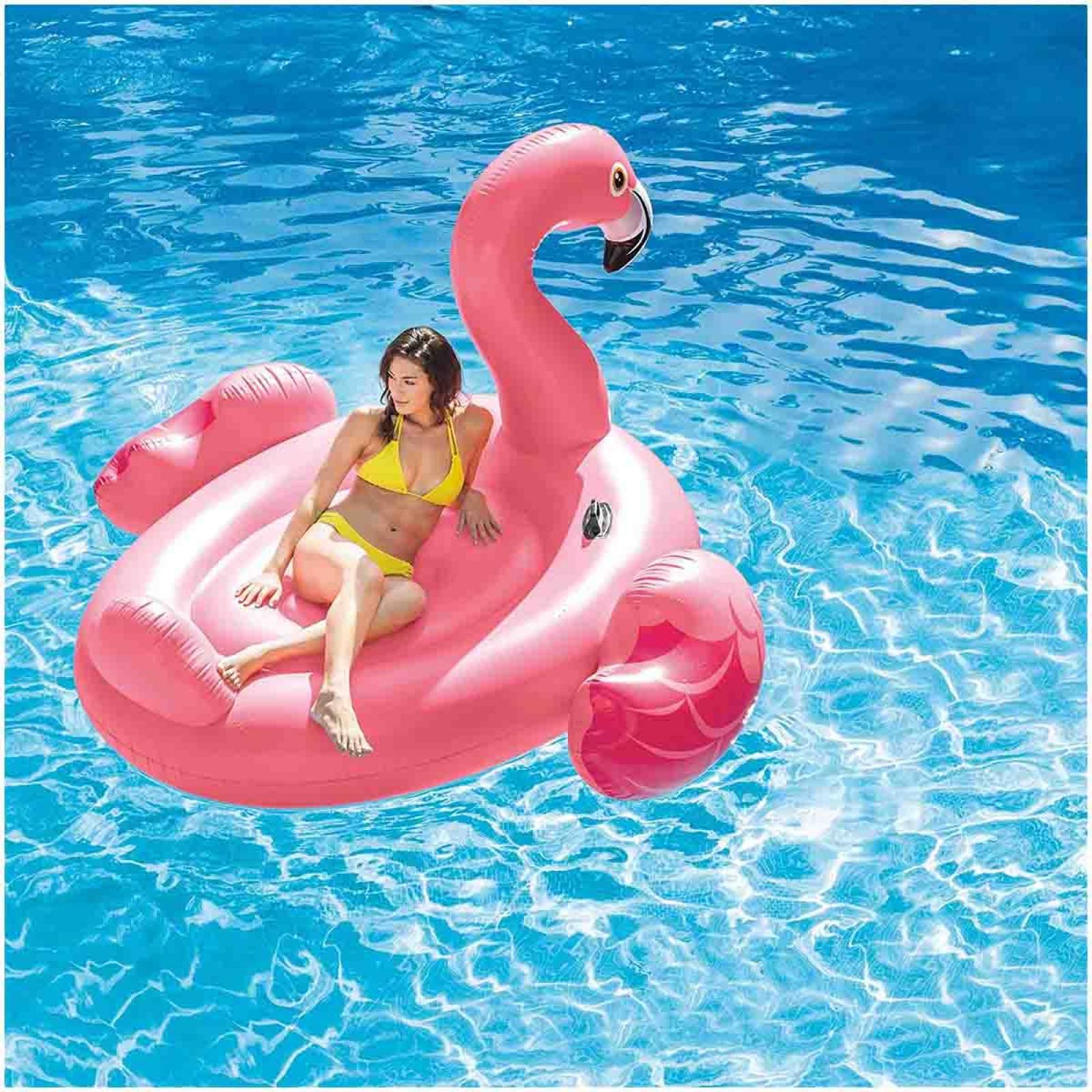 Inflable Para Alberca Piscina Mega Flamingo 2 Personas Intex 