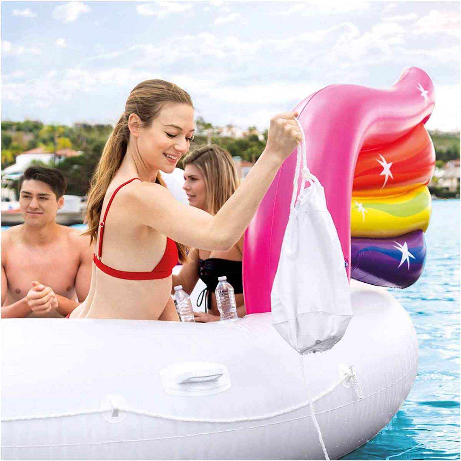 Inflable Gigante Unicornio Para Alberca 4 Pers 57296EU Intex