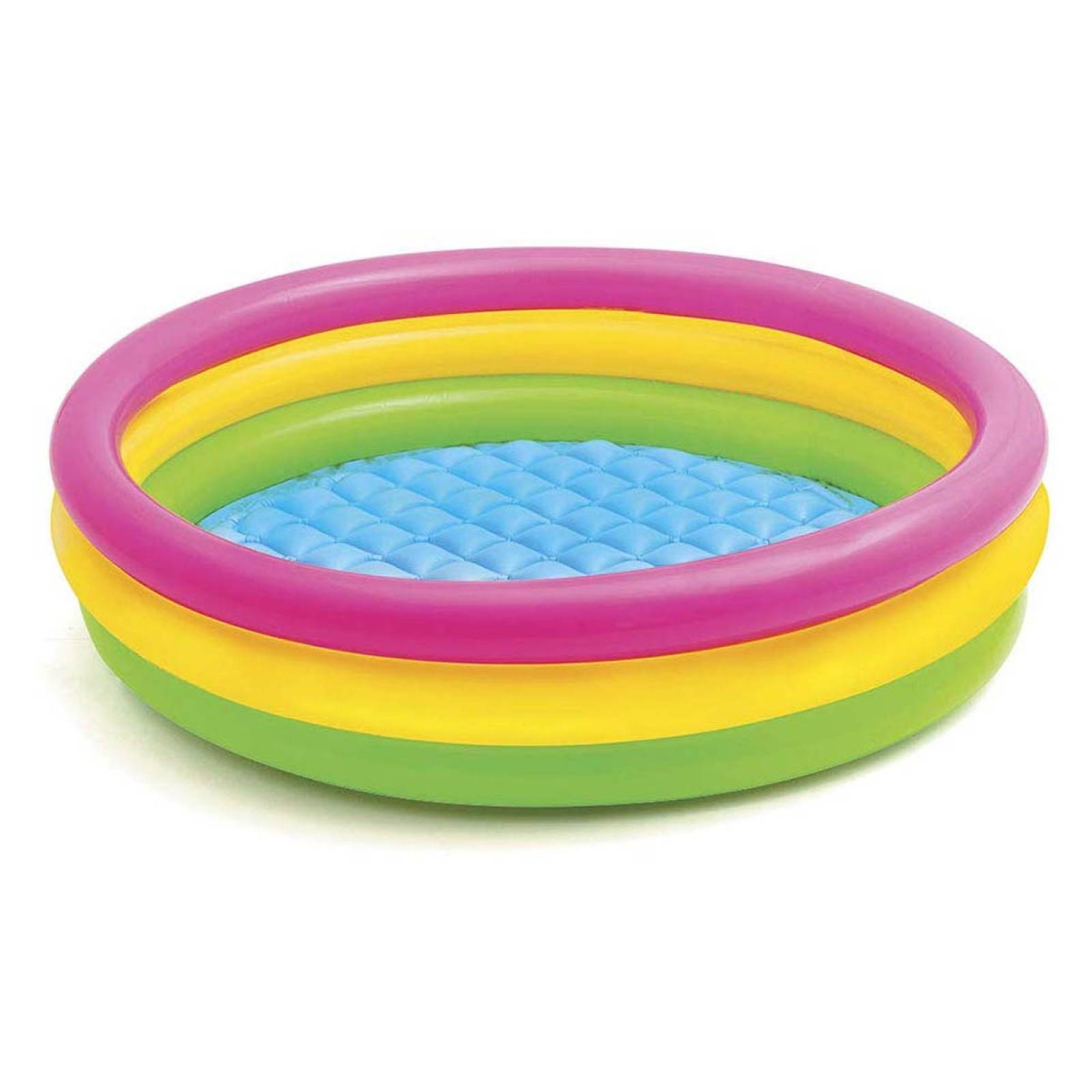 Alberca Piscina Inflable 3 Aros Para Niño 25cm Hogar Intex 