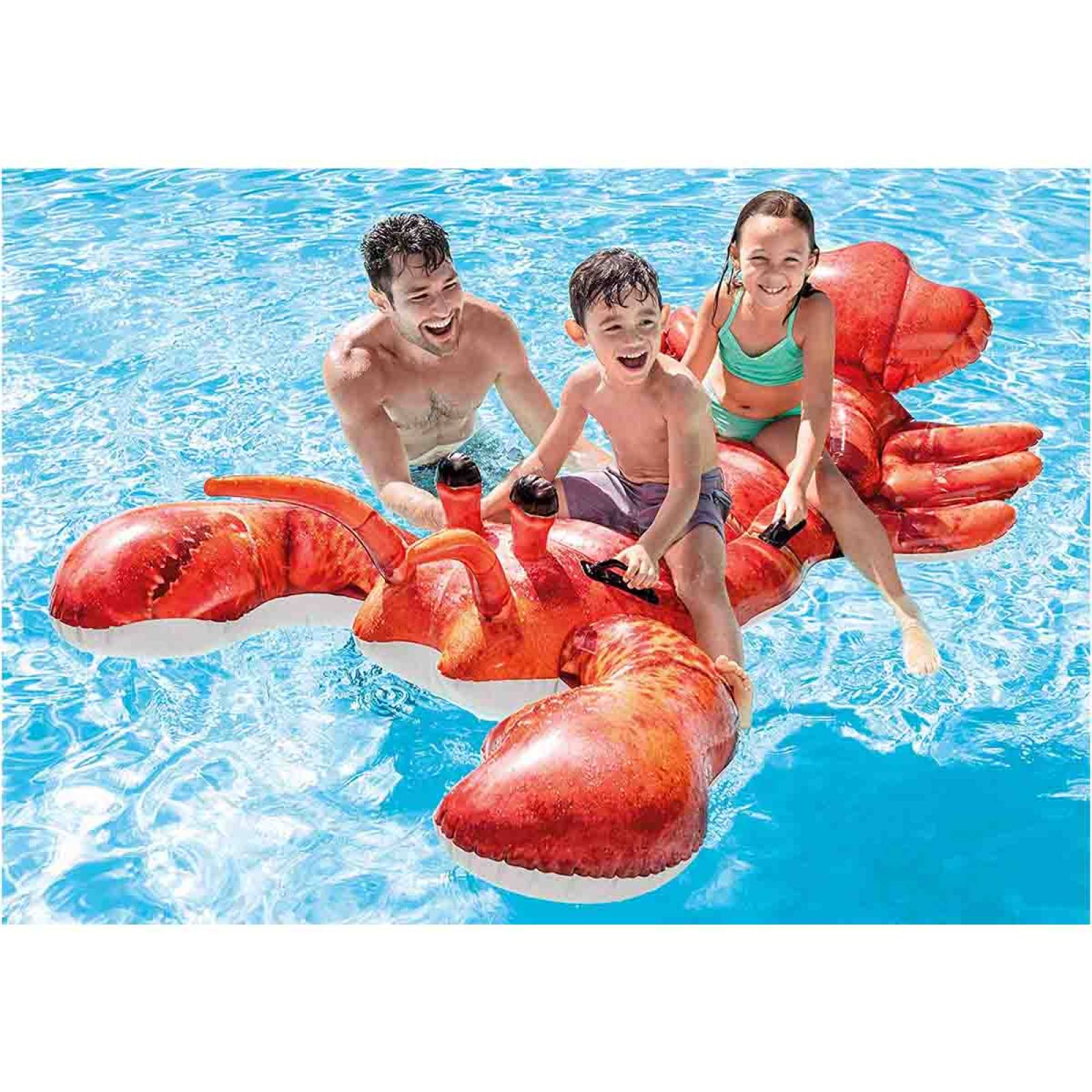 Inflable Langosta Montable Para Alberca Piscina 2 Pers Intex 