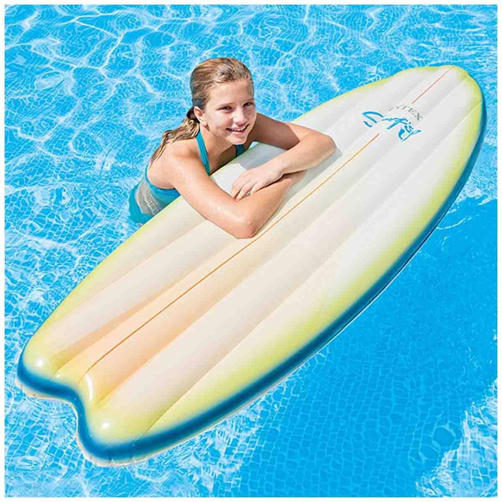 Tabla De Surf Inflable Para Alberca 100 Kg 58152eu Intex 