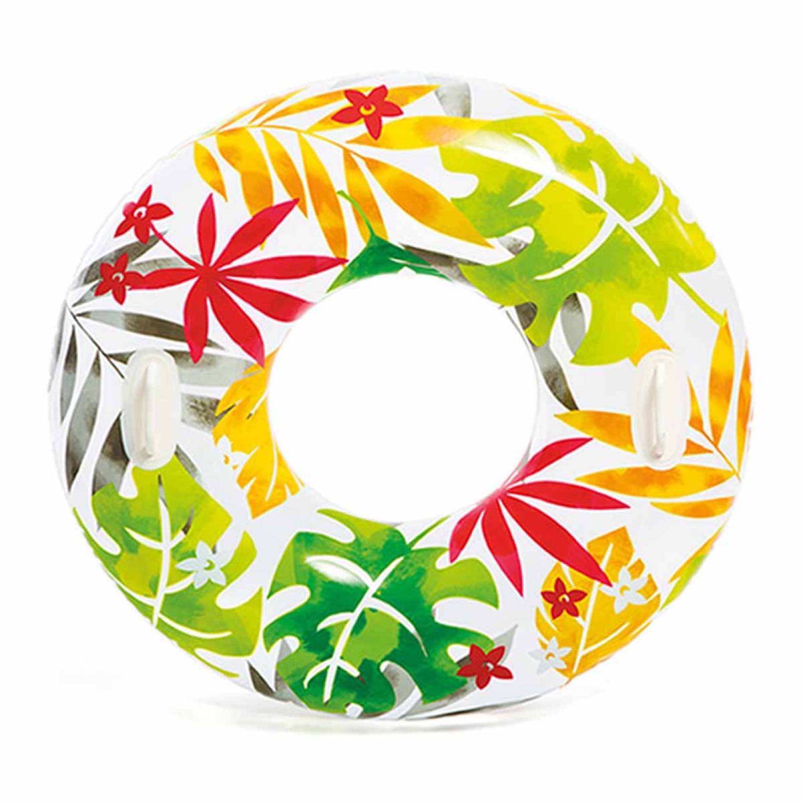 Inflable Flotador Dona Tropical 97 Cm Alberca Piscina Intex 
