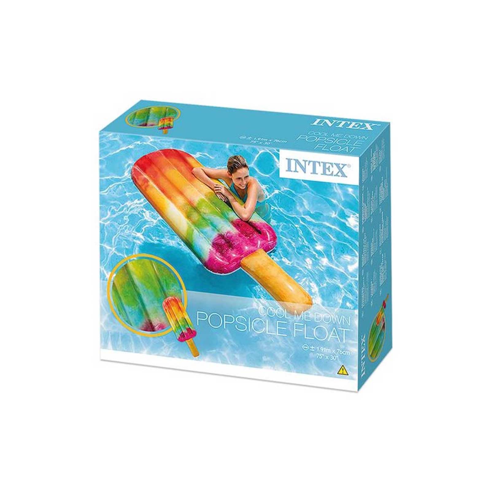 Paleta Helado De Colores Inflable Para Alberca Piscina Intex 