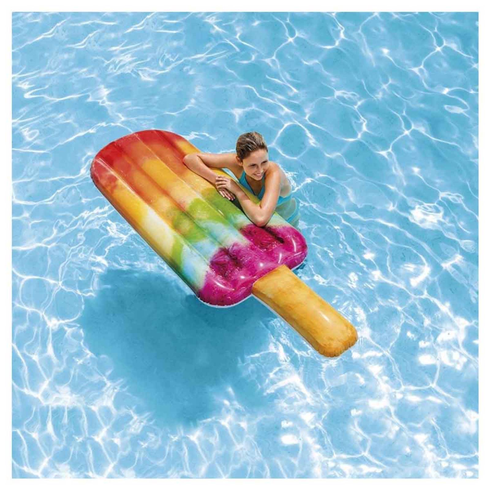 Paleta Helado De Colores Inflable Para Alberca Piscina Intex 