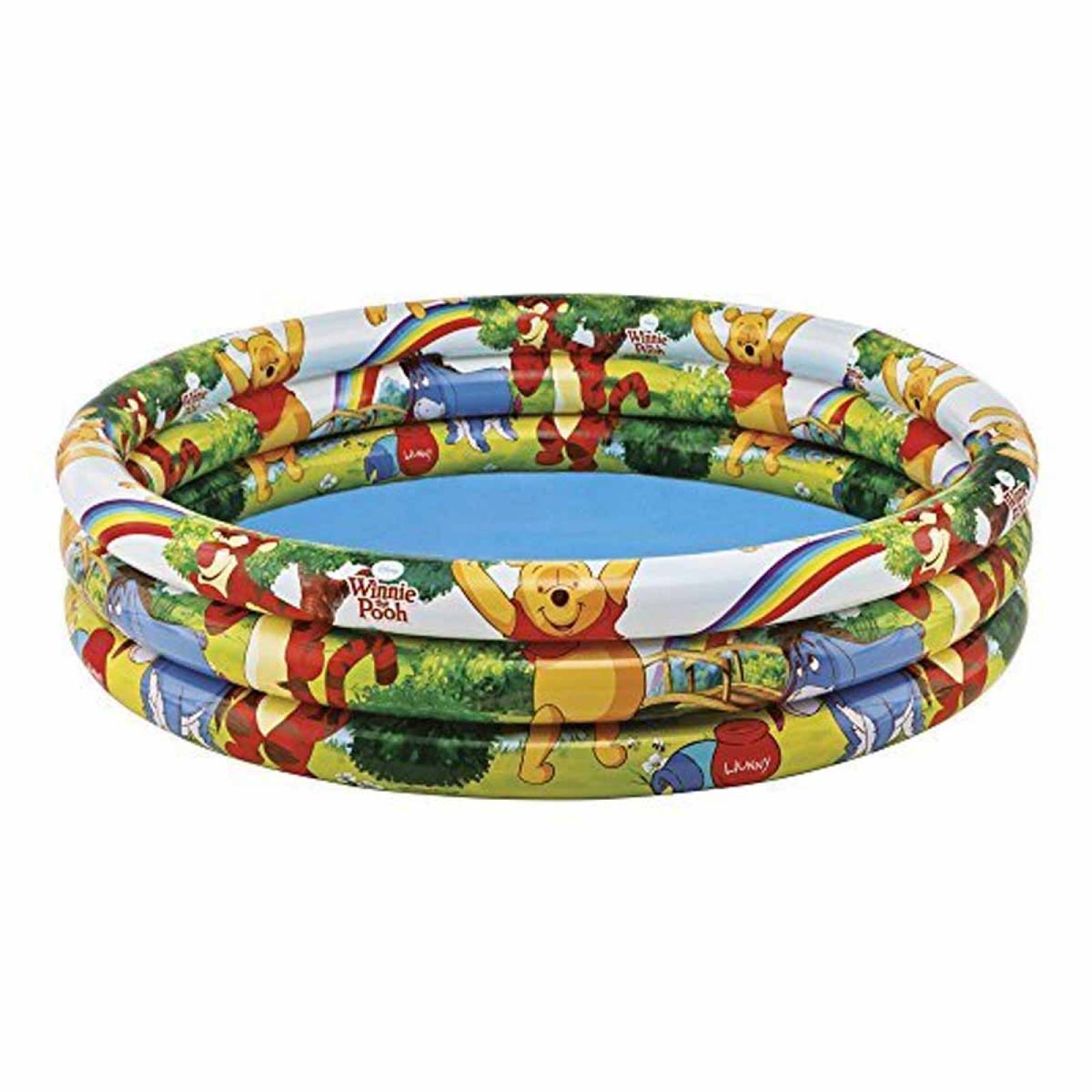Alberca Inflable Bebes De Anillos Winnie Pooh 58915NP Intex