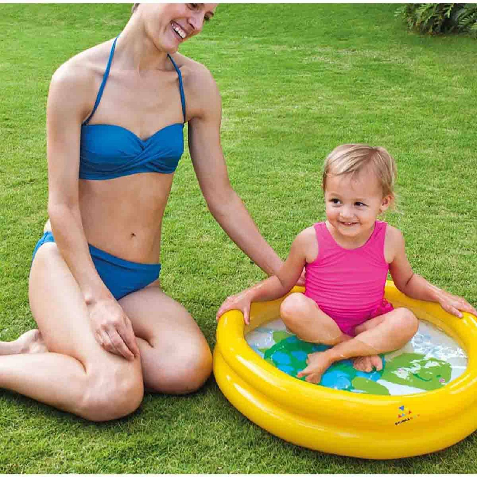 Alberca Piscina Inflable Redonda Para Bebes Diseños Intex 