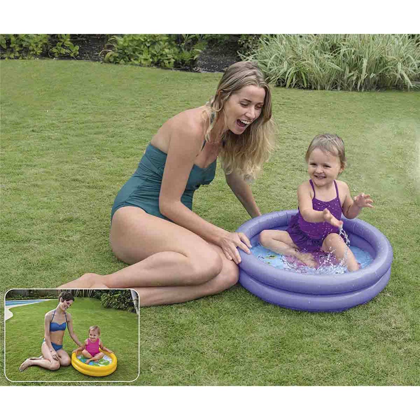 Alberca Piscina Inflable Redonda Para Bebes Diseños Intex 