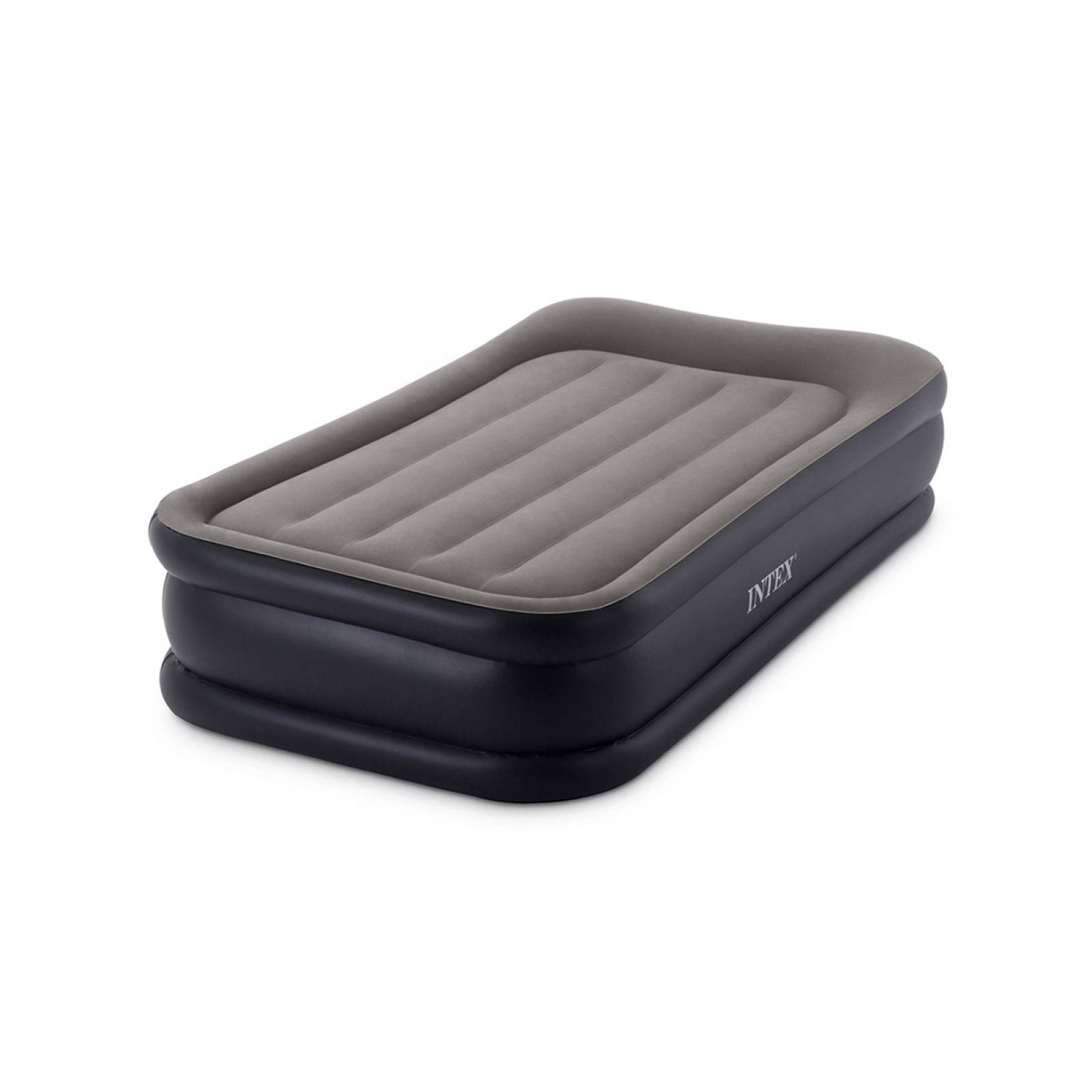 Cama Colchon Doble Altura Inflable Campismo Twin Bomba Intex 