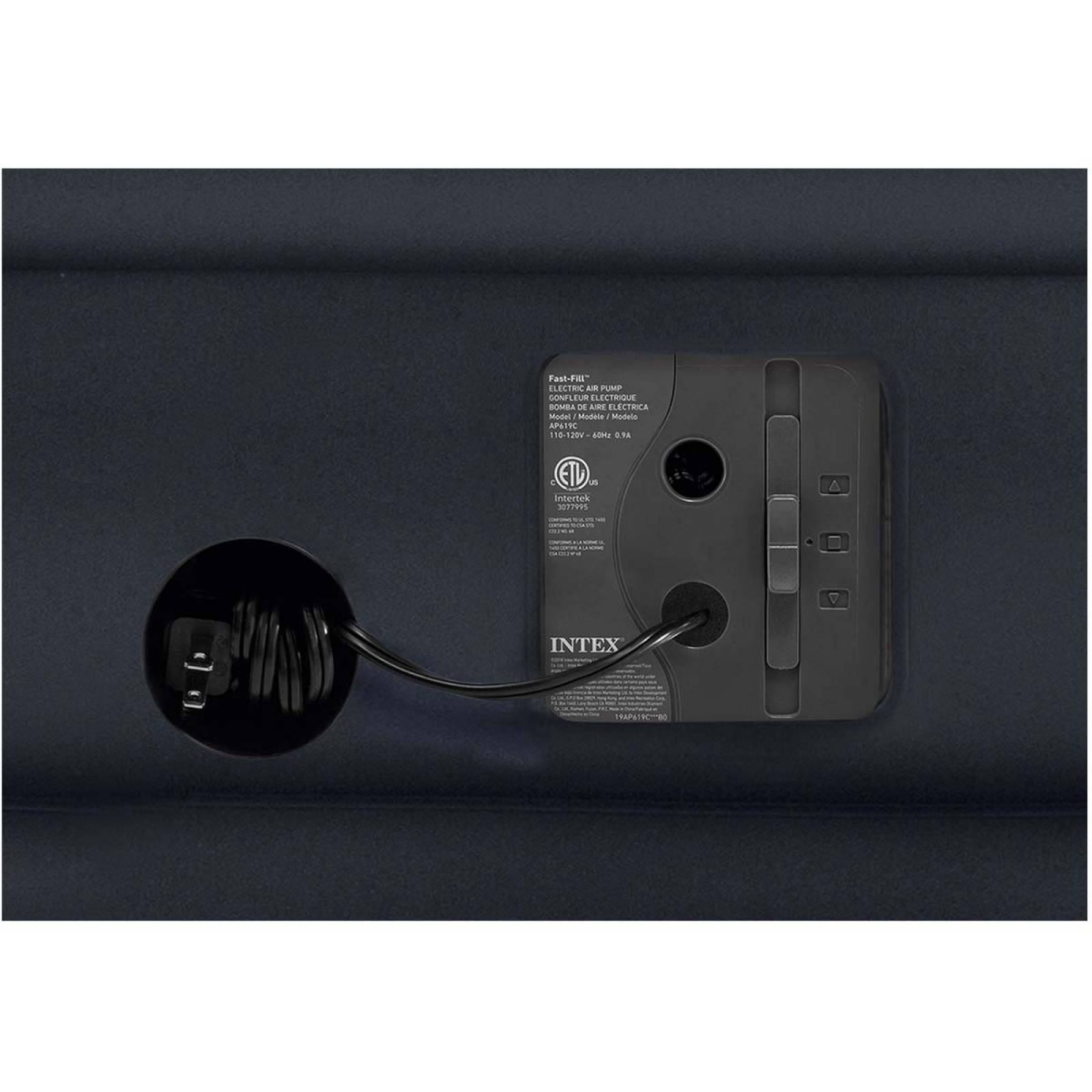 Cama Colchon Doble Altura Inflable Campismo Twin Bomba Intex 