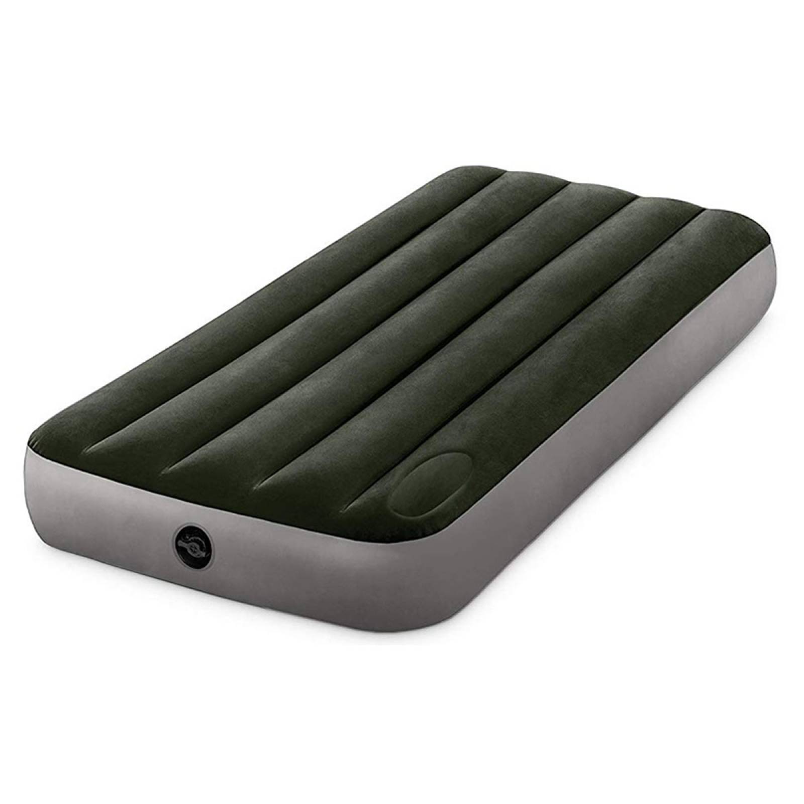 Colchon Cama Ver Inflable Campismo Standard Bomba Pie Intex 