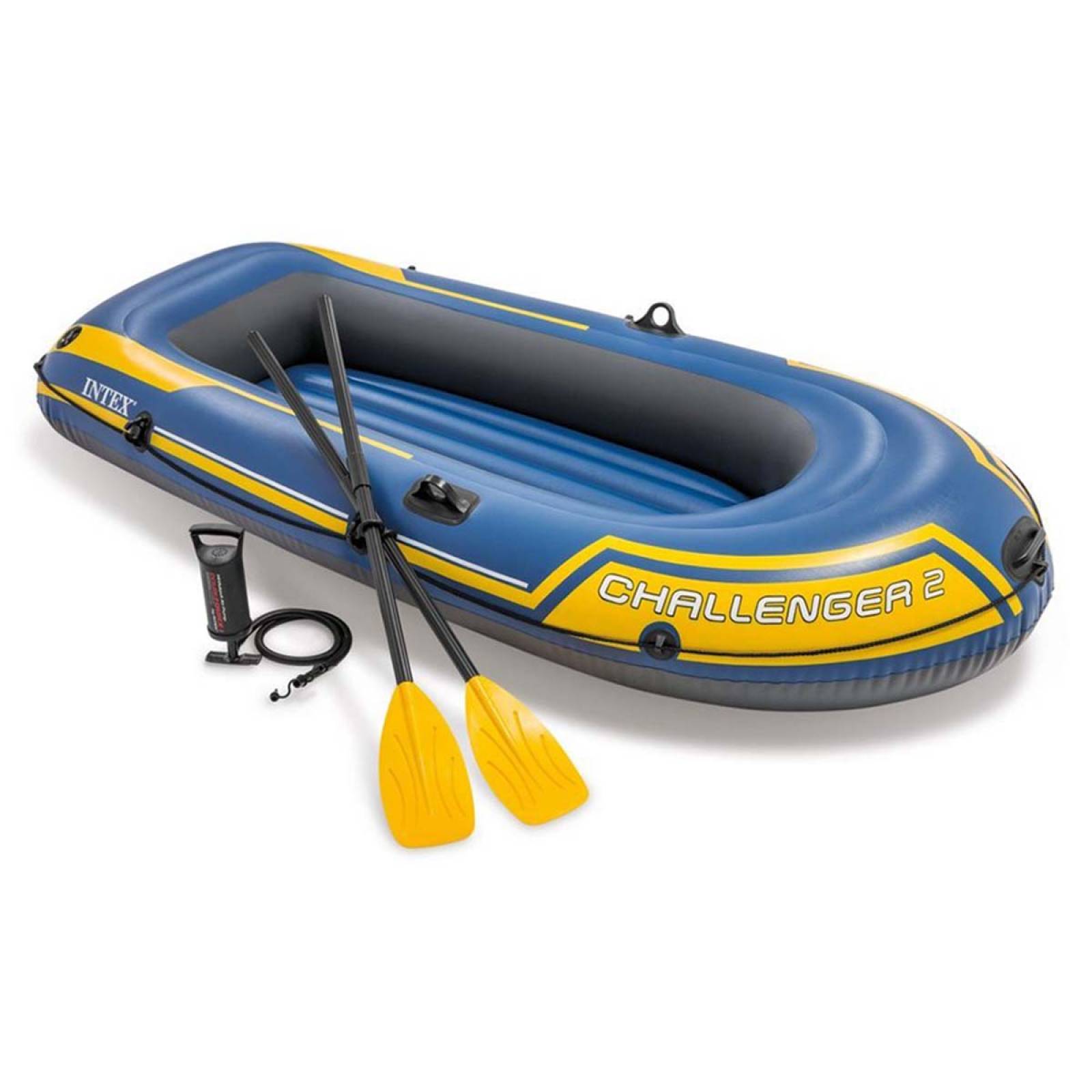 Lancha Inflable Challenge 2Per + Remos y Bomba 68367NP Intex
