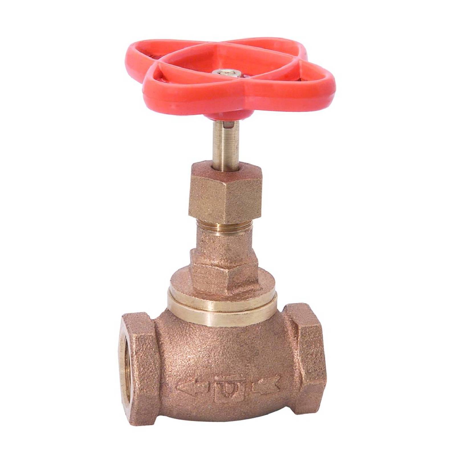 Llave Valvula De Globo Rascable De Bronce 125 Lb 58.13 Urrea 