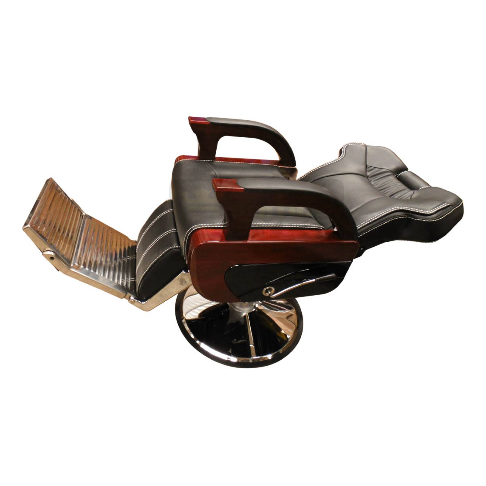 Silla Sillon Negro Barbero Peluquero Estetica Estilista Lobo