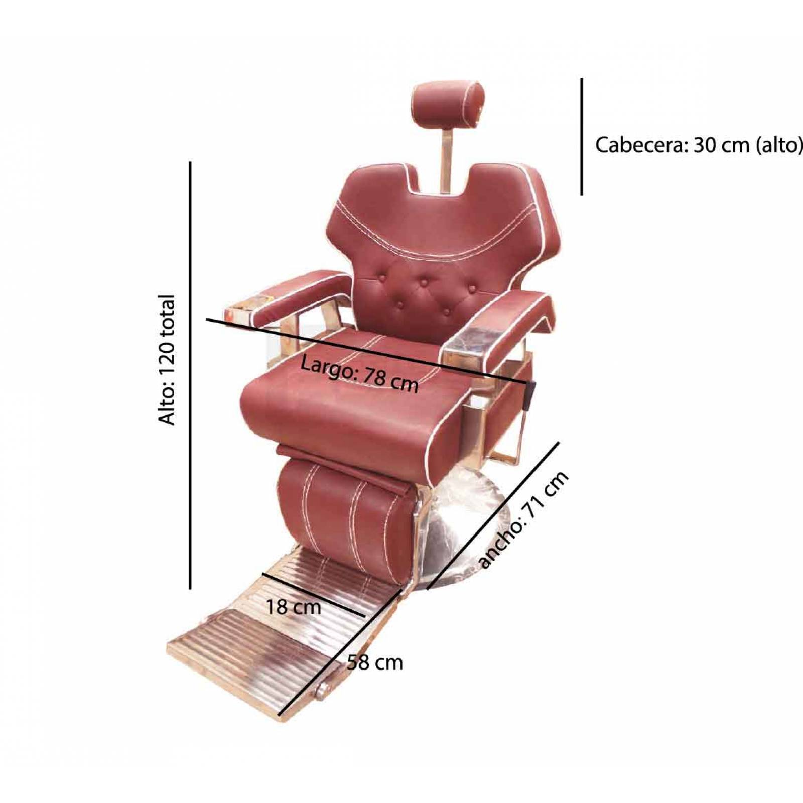 Silla Sillon Vino Barbero Peluquero Estilismo Estetica Lobo