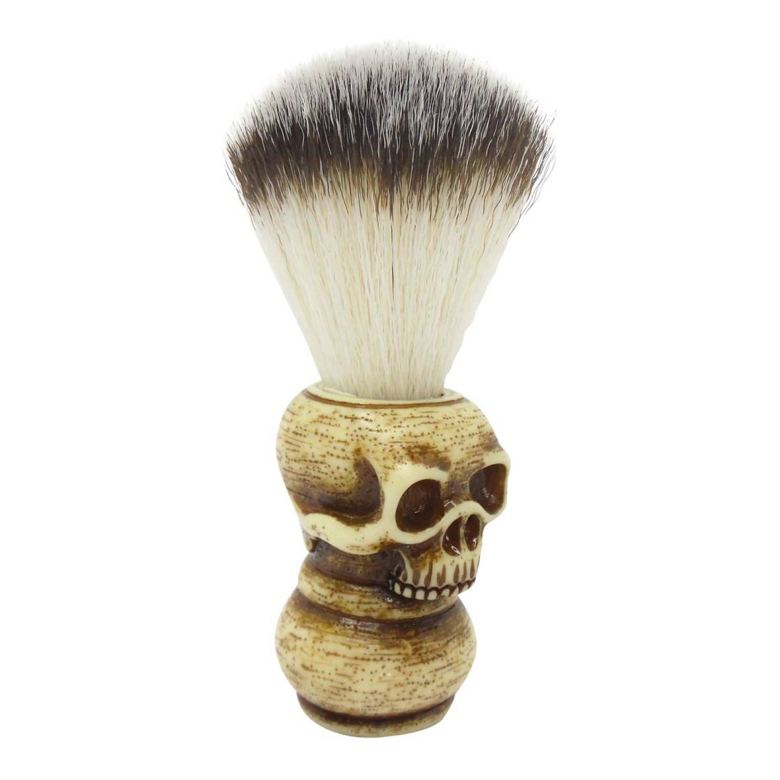 Brocha Bledo Afeitar Cabello Calavera Barbero Peluquero Lobo